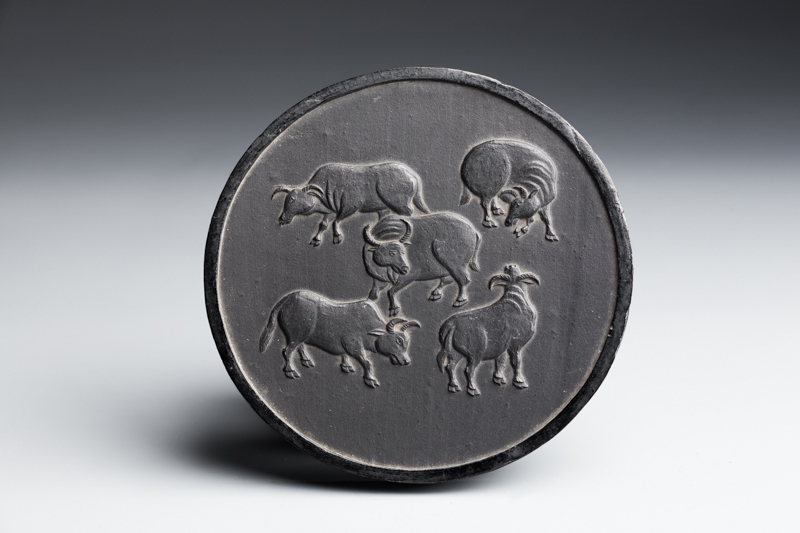 １０４８　五牛図墨 （邑山珍蔵）　JPY 80,000 ~ 